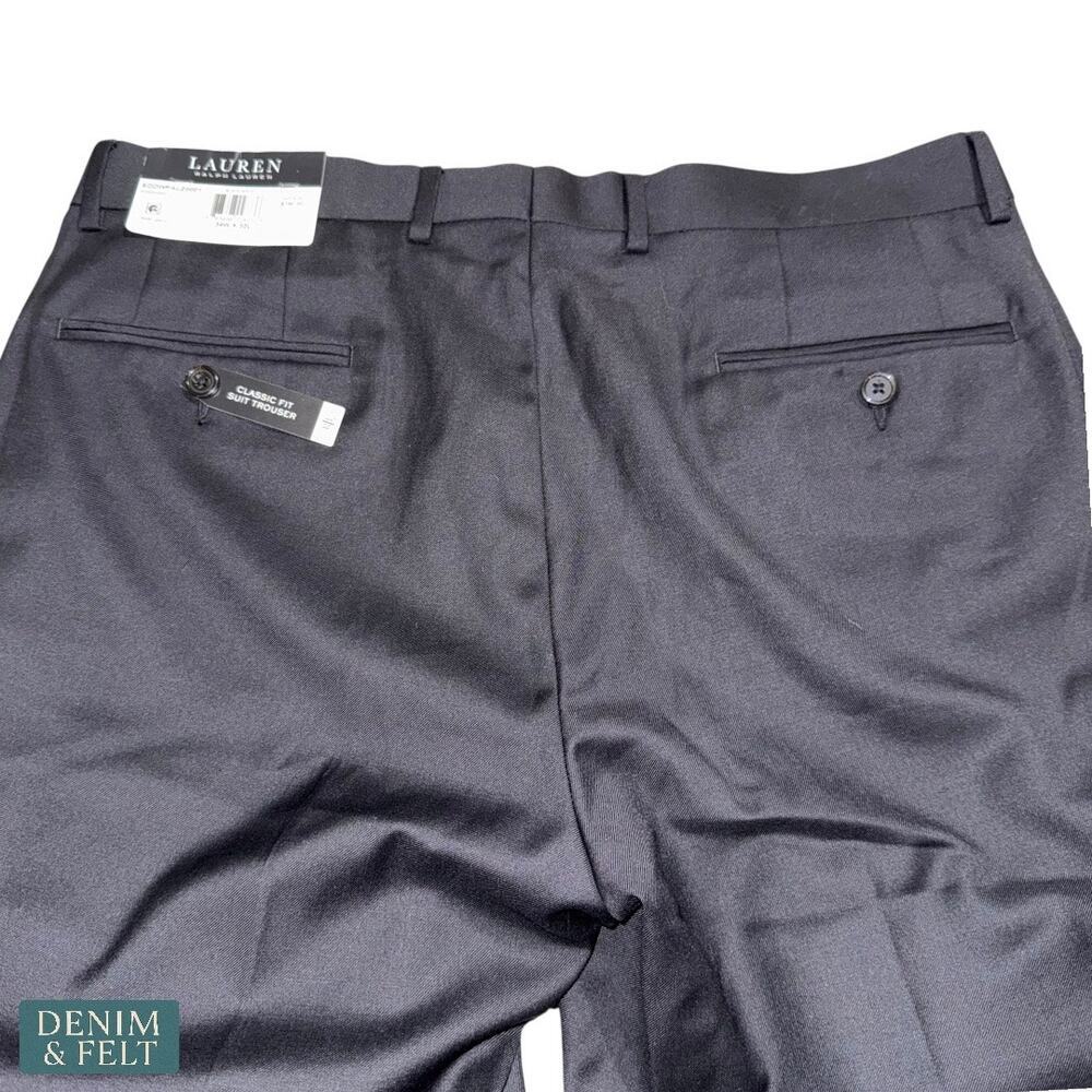 Lauren Ralph Lauren Men’s Classic-Fit UltraFlex Stretch Suit Pants 34W x 32L NEW - Picture 5 of 8